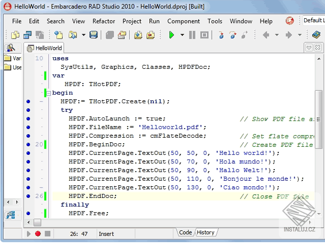 HotPDF Delphi PDF Component