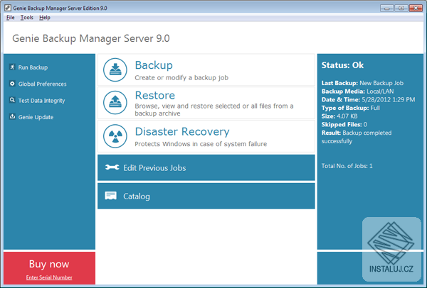 Genie Backup Manager Server