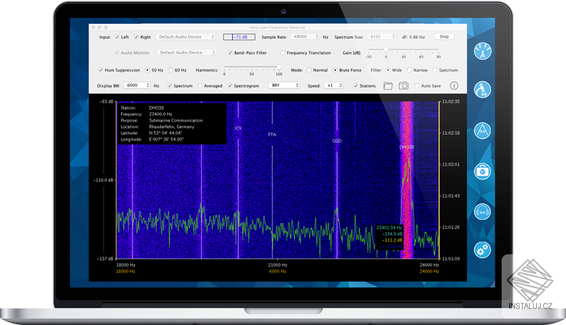 Very Low Frequency Receiver