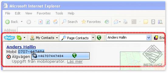 Skype Web Toolbar for Firefox