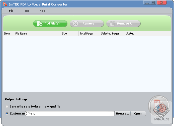 ImTOO PDF to PowerPoint Converter
