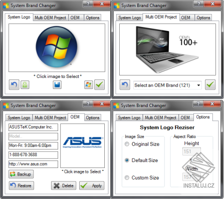 System Brand Changer