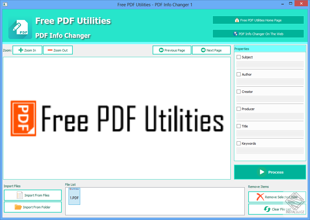 PDF Info Changer
