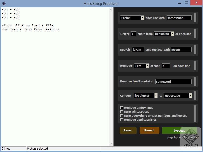 Mass String Processor
