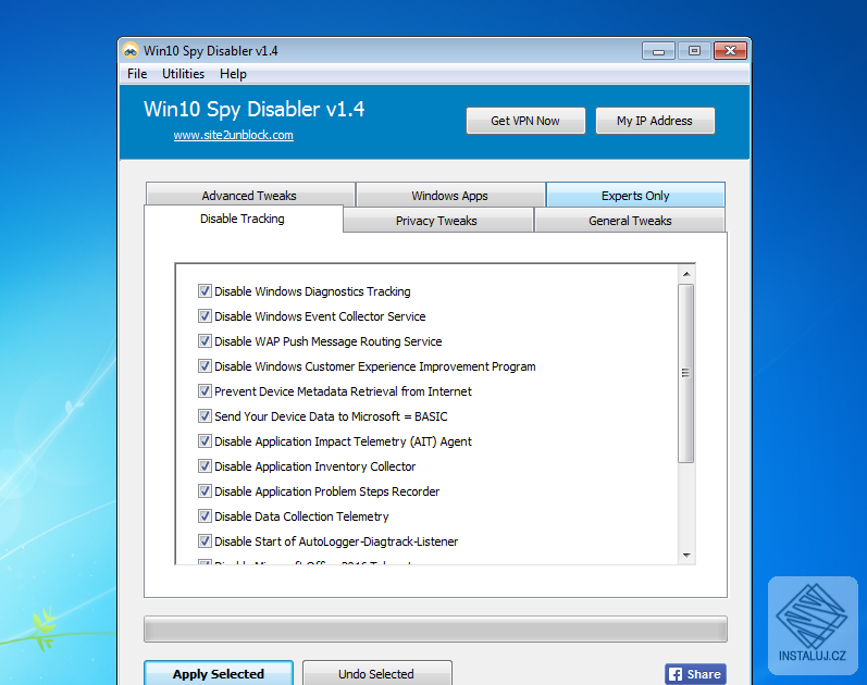 Win10 Spy Disabler