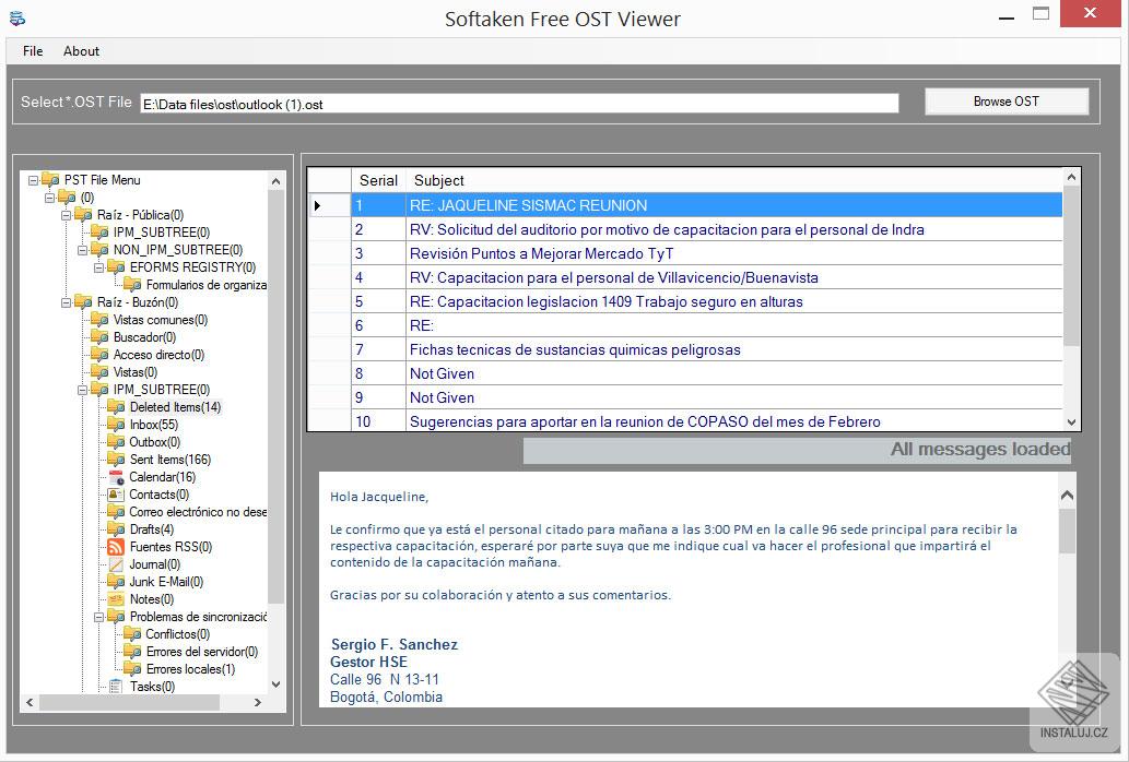 Softaken Free OST Viewer
