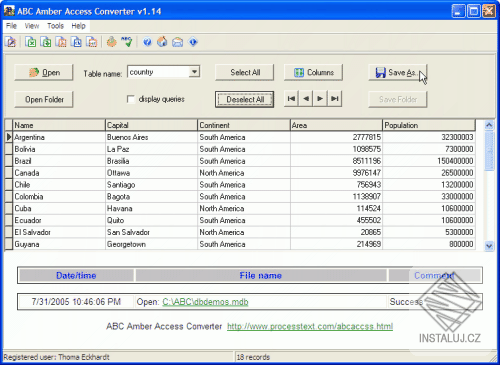 ABC Amber Access Converter