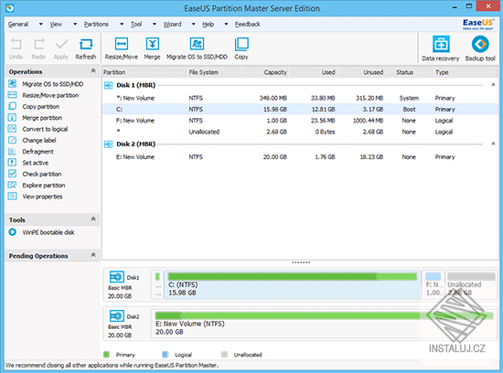 EaseUS Partition Master Professional