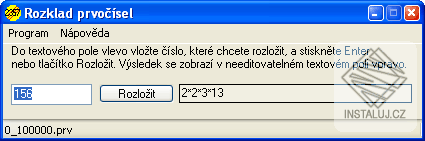 Prvočíselný rozklad