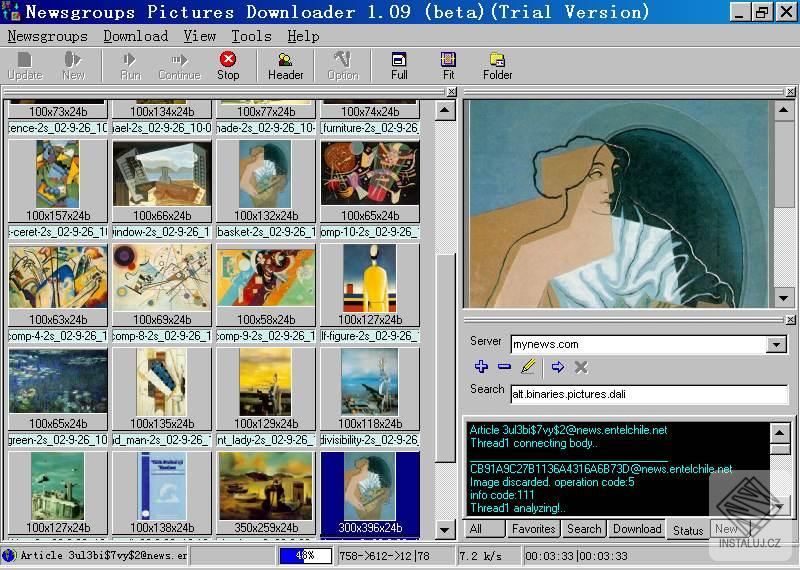 Newsgroups Pictures Downloader