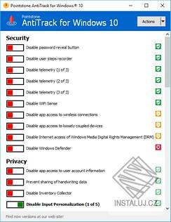AntiTrack for Windows 10