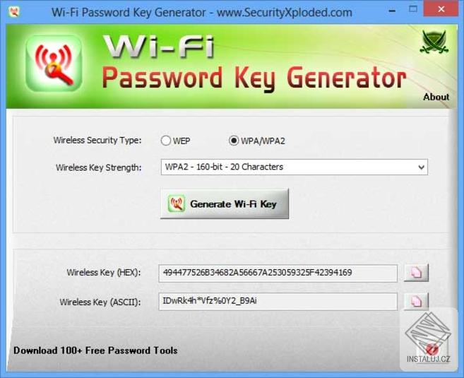 Wi-Fi Password Key Generator