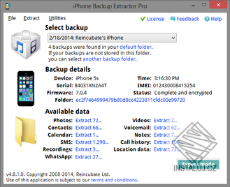 iPhone Backup Extractor