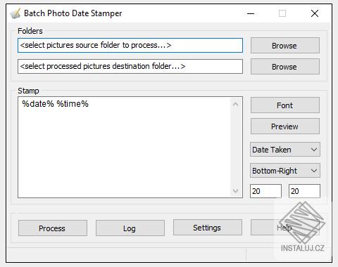 Batch Photo Date Stamper