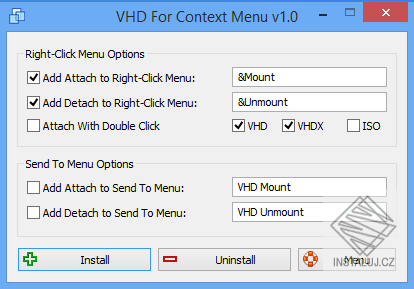 VHD For Context Menu