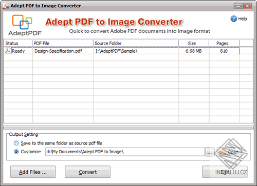 Adept PDF Image Converter