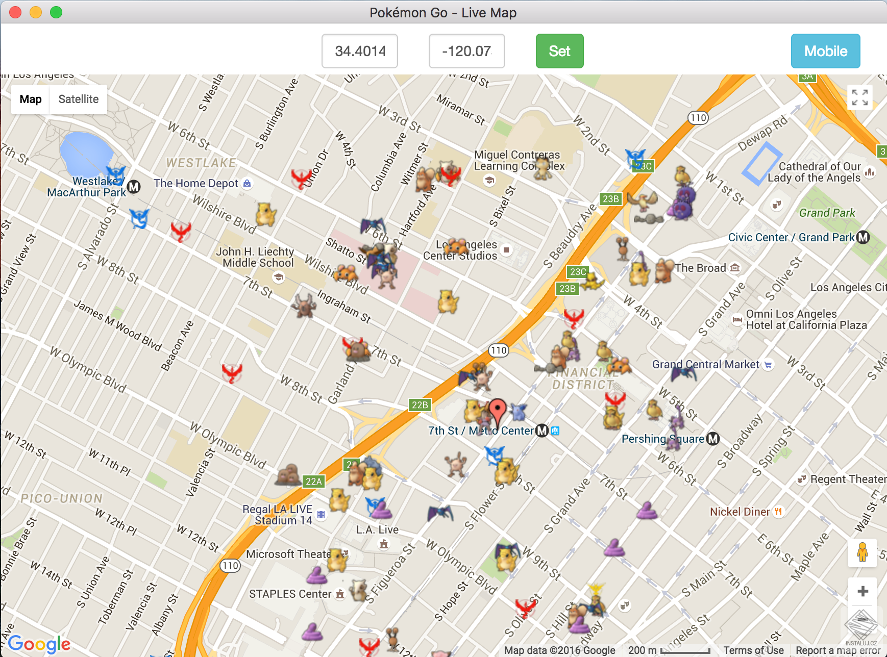 Pokémon GO - Live Map