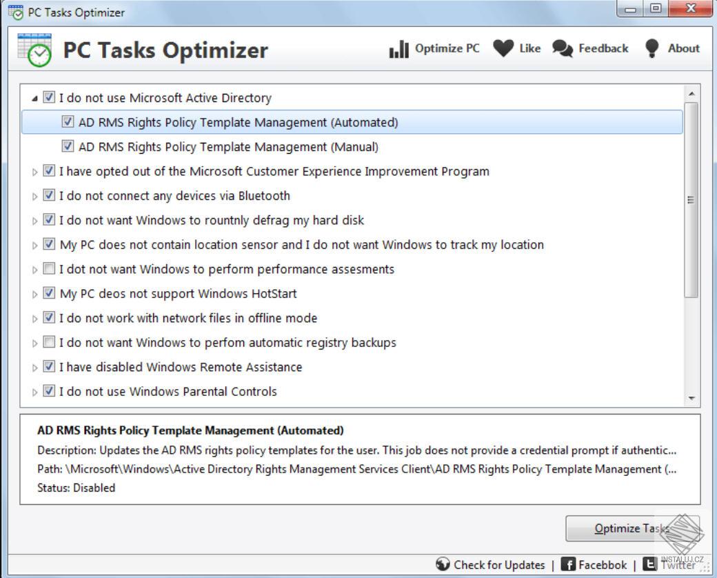 PC Tasks Optimizer