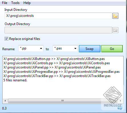 Batch File Extension Renamer