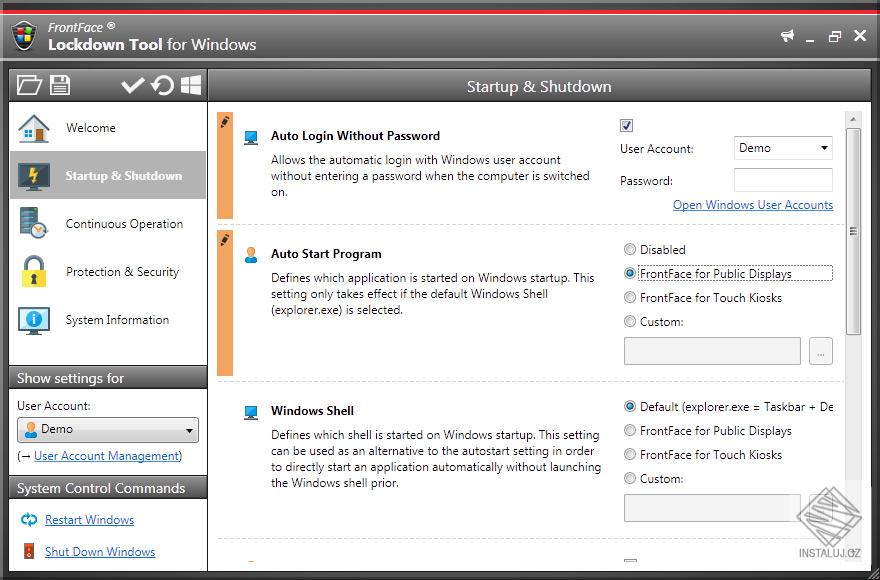 FrontFace Lockdown Tool