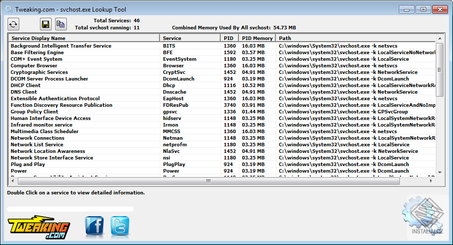 svchost.exe Lookup Tool