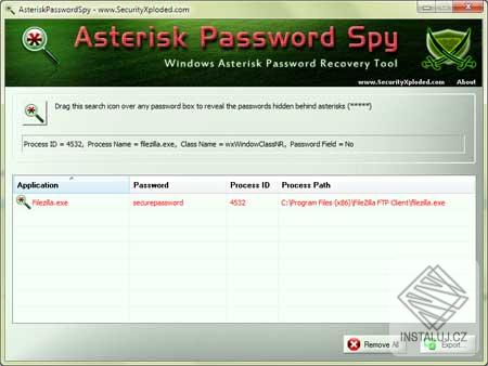 Asterisk Password Spy