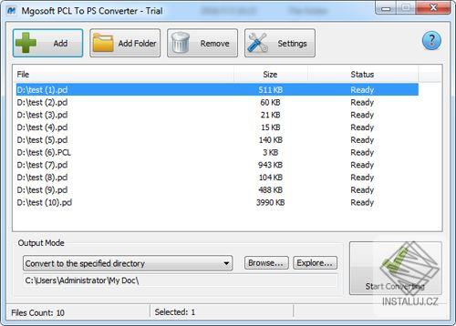 Mgosoft PCL To PS Converter