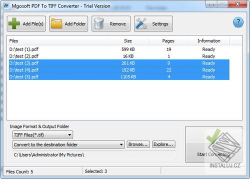 Mgosoft PDF To TIFF Converter