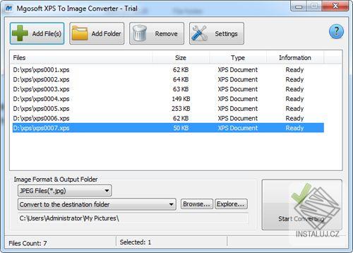 Mgosoft XPS Image Converter