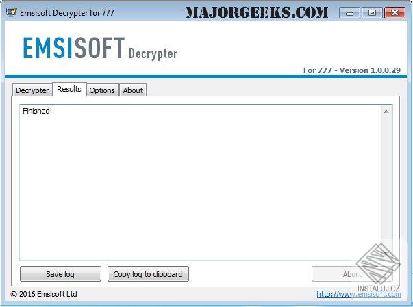Emsisoft Decrypter for Xorist