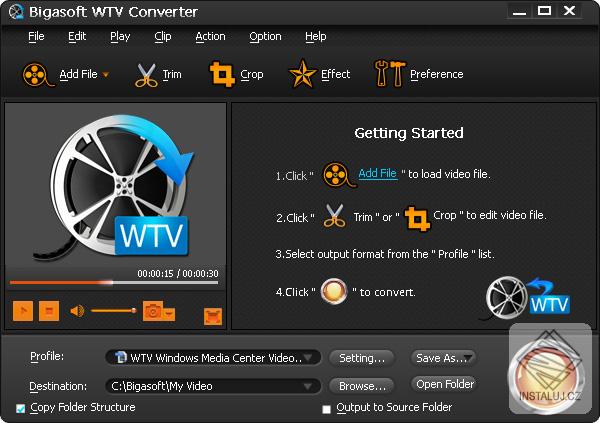 Bigasoft WTV Converter