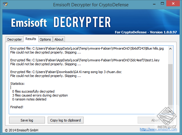 Emsisoft Decrypter for PClock