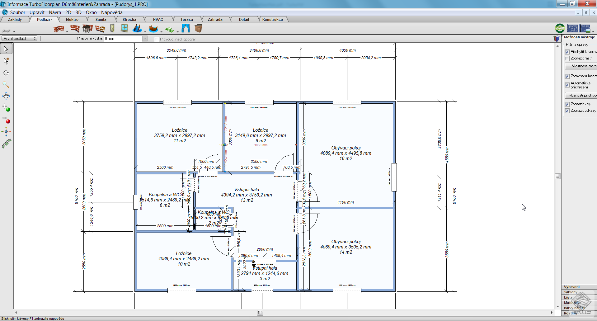 TurboFLOORPLAN 3D Dům & Interiér & Zahrada