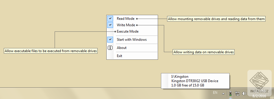USB Flash Drives Control