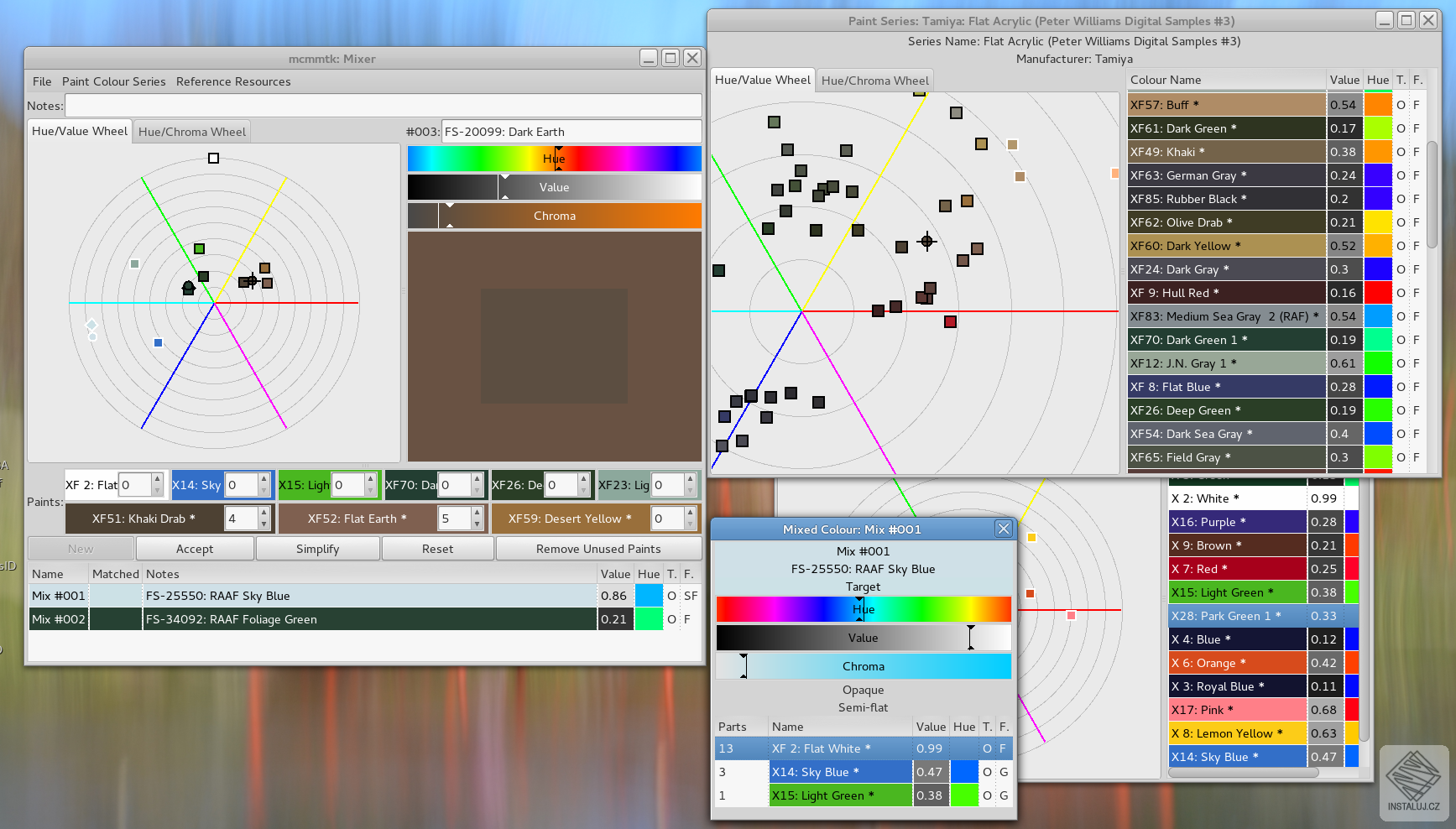 Modellers Colour Matching/Mixing Toolkit