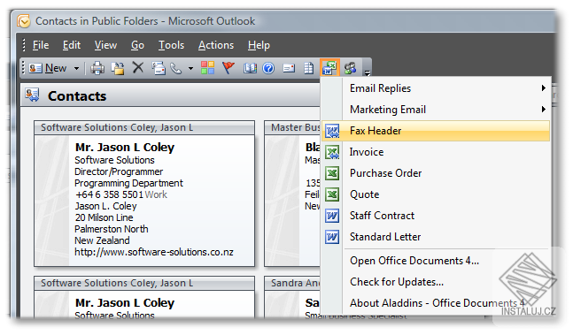 Aladdins - Office Documents