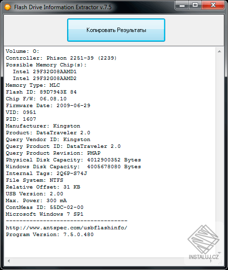Flash Drive Information Extractor