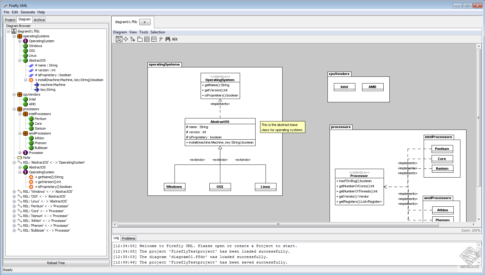 Firefly UML