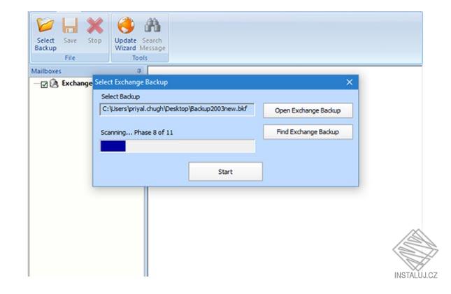 Stellar Mailbox Extractor for Exchange Backup