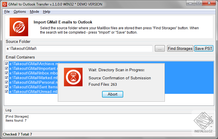 Gmail to Outlook Transfer