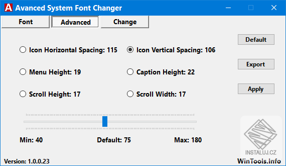 Advanced System Font Changer