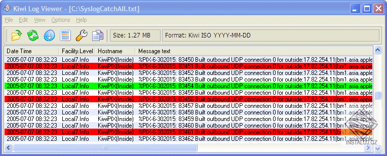 Kiwi Log Viewer