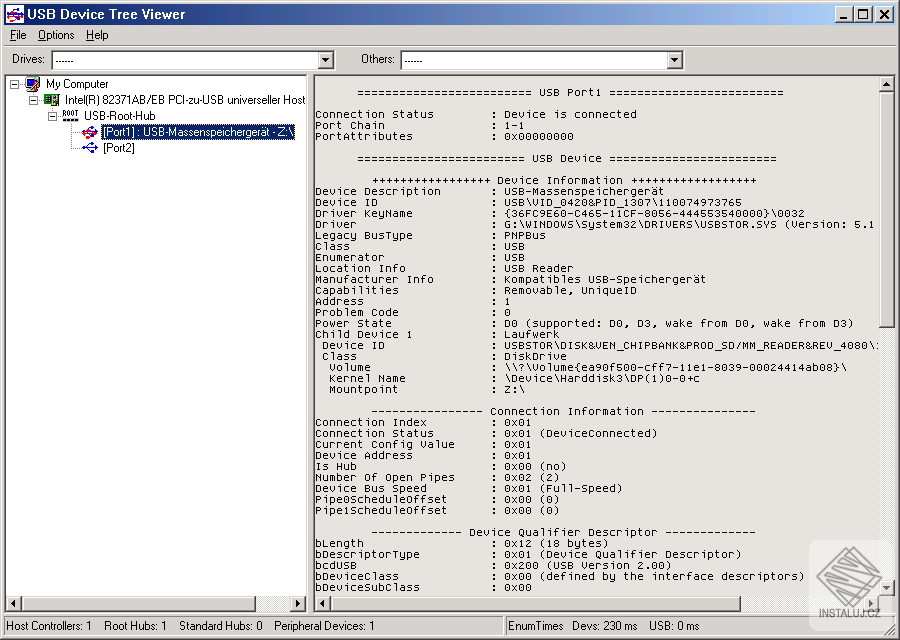 USB Device Tree Viewer