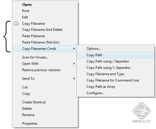 CopyFilenames Pro