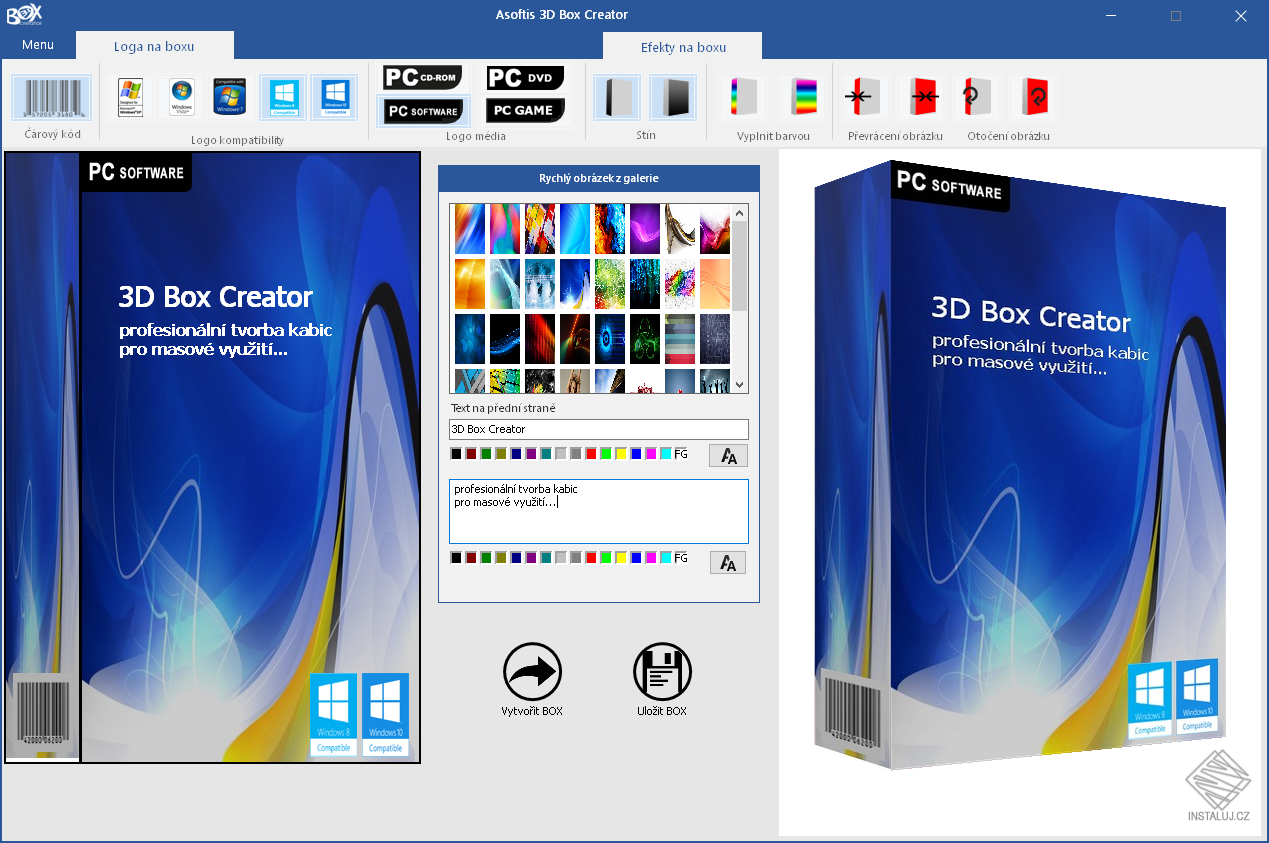 Asoftis 3D Box Creator