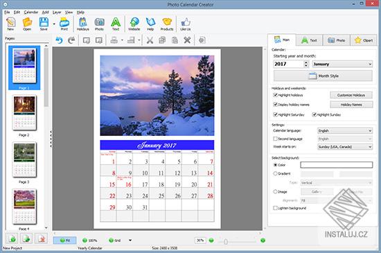 Photo Calendar Creator