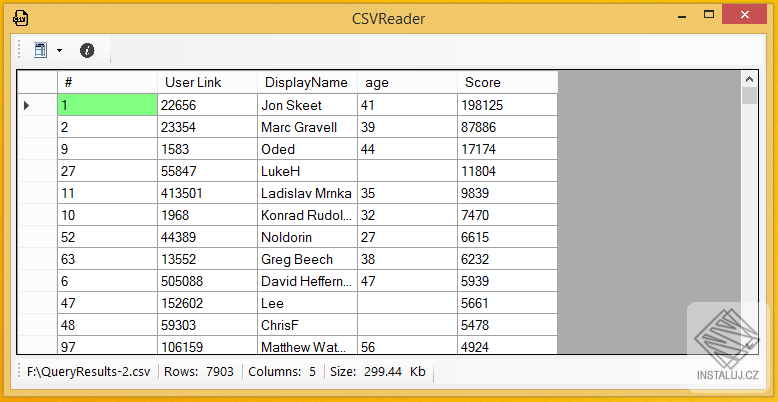 CSVReader
