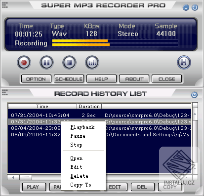 Super Mp3 Recorder Professional