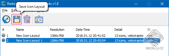 Restore Desktop Icon Layouts