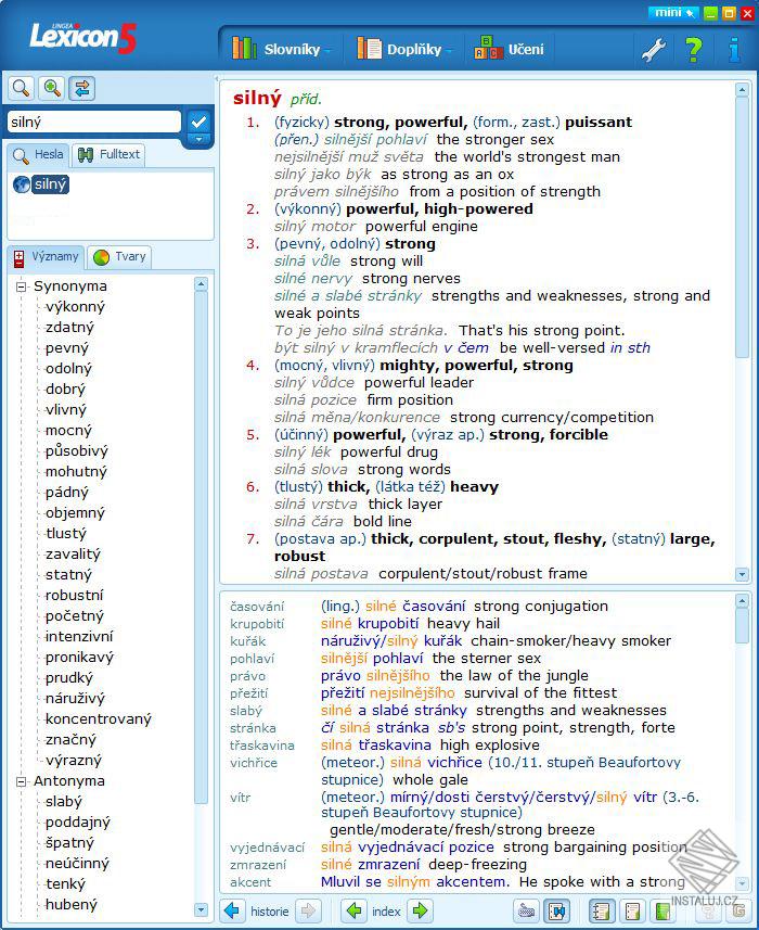 Lexicon 7 Anglický velký slovník